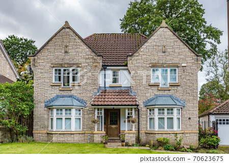 British Scottish traditional housing British Scottish traditional housing 70623675