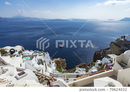 Superb view of the Aegean Sea from Katikies, Santorini, Greece 2 Superb view of the Aegean Sea from Katikies, Santorini, Greece 2 70624032