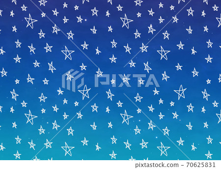 a night blue sky with doodle stars 70625831