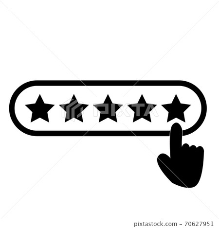 customer reviews icon on white background. rating sign. user feedback concept. star rating symbol. customer reviews icon on white background. rating sign. user feedback concept. star rating symbol. 70627951