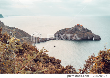 Gaztelugatxe island on Vizcaya, Spain 70628324