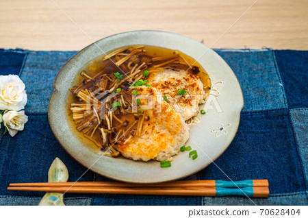 Shrimp and lotus root mushroom ankake 70628404