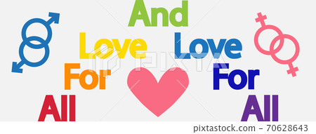 LGBT concept, motivating phrase in the colors of the rainbow. Decoding abbreviations LGBT. LGBT concept, motivating phrase in the colors of the rainbow. Decoding abbreviations LGBT. 70628643