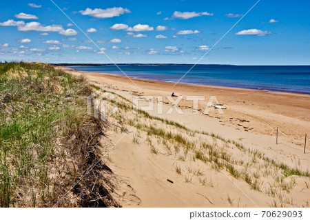 Prince Edward Island white sand beach 70629093