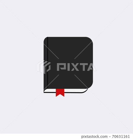 Book black icon. Document information in right format new publications. 70631161