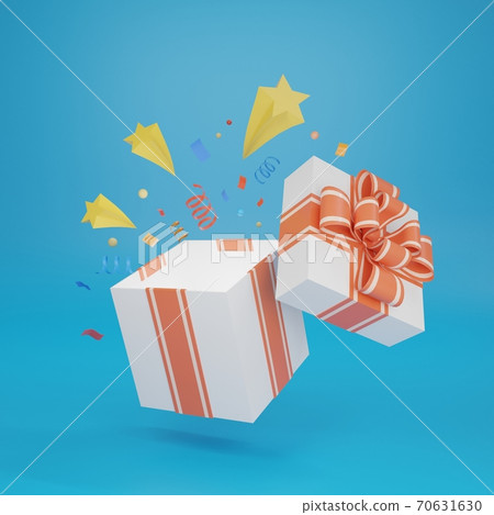 giftbox 3d rendering. giftbox 3d illustration giftbox 3d rendering. giftbox 3d illustration 70631630