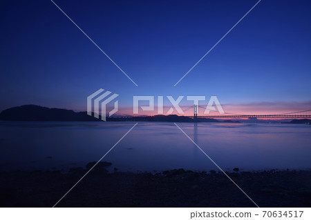 《Okayama Prefecture》 The scenery of the Seto Inland Sea seen from Kusumi nose 《Okayama Prefecture》 The scenery of the Seto Inland Sea seen from Kusumi nose 70634517