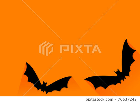 Halloween party banner , Bats paper cute isolated on yellow background, space for text , sale banner template ,website, poster, vector illustration Halloween party banner , Bats paper cute isolated on yellow background, space for text , sale banner template ,website, poster, vector illustration 70637242
