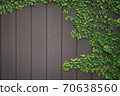 Wood and leaf texture background 70638560