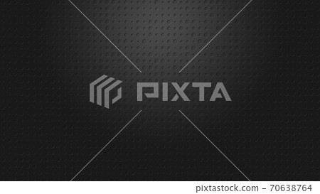 隨機大小的圓形凹陷黑色背景[16：9] 70638764