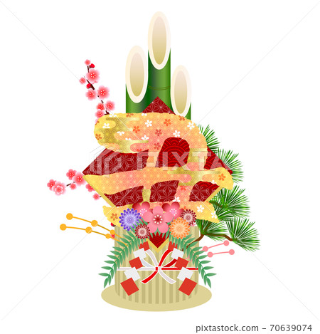 日本新年卡生肖圖標 日本新年卡生肖圖標 70639074