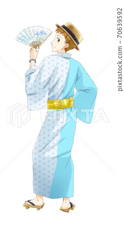 穿著浴衣的男人 70639592