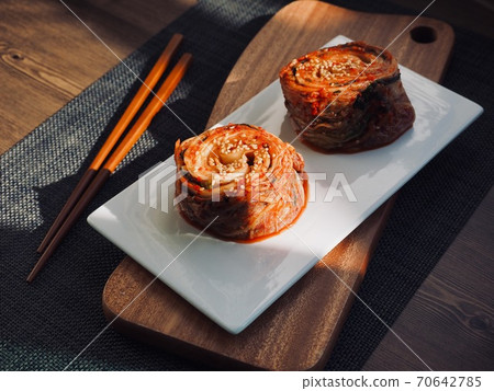 Korean traditional food cabbage kimchi Korean traditional food cabbage kimchi 70642785