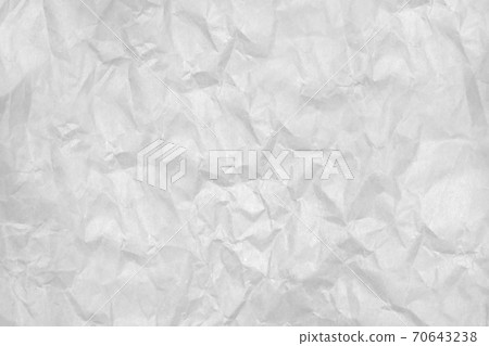 Crumpled sheet of white paper square shape.Texture or background Crumpled sheet of white paper square shape.Texture or background 70643238