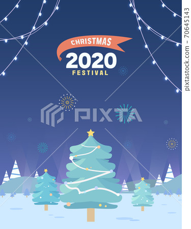 聖誕節背景圖04 70645143