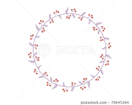 圓框的紅堅果 70645264