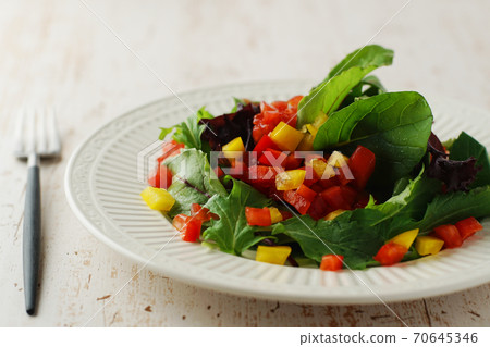 Colorful vegetable salad 70645346