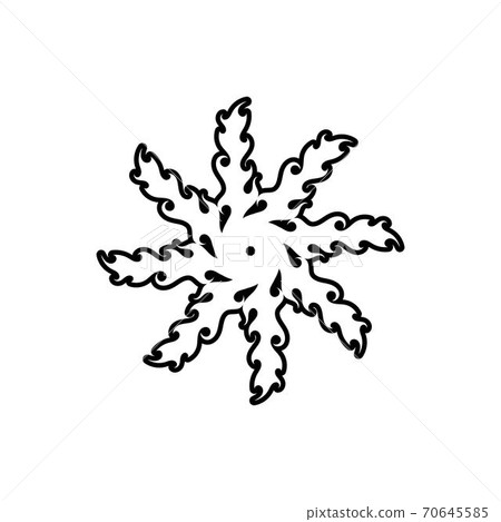 tribal flame vector symbol image template tribal flame vector symbol image template 70645585