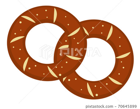 Turkish simit bun with sesame, baked salty snack Turkish simit bun with sesame, baked salty snack 70645899