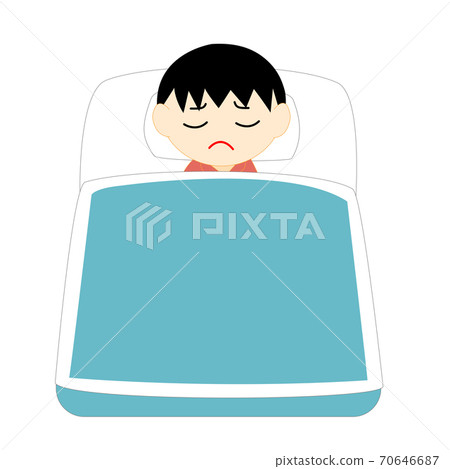 Boy with poor sleep 70646687