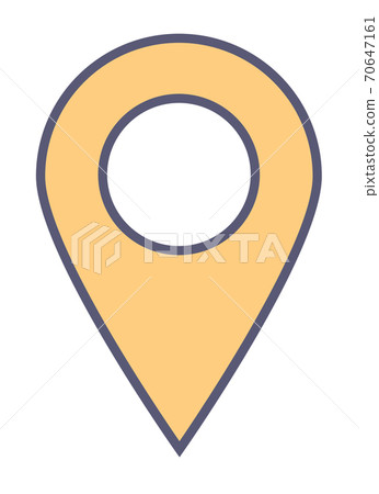 Location pointer or geotag, navigation and gps marker 70647161