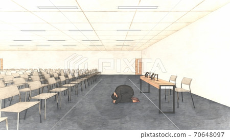 Press conference male dogeza illustration 8 Press conference male dogeza illustration 8 70648097
