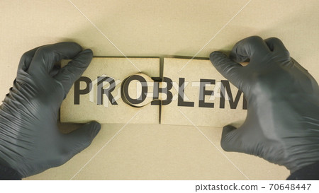 Composing two jigsaw puzzle pieces with PROBLEM text 70648447