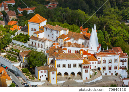 Old town and National Palace - Sintra Portugal Old town and National Palace - Sintra Portugal 70649118