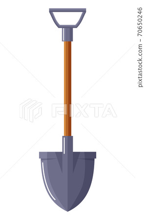 Spade Instrument for Digging, Shovel Icon Vector 70650246