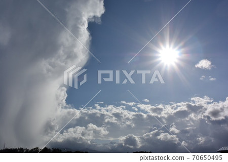 北海道停電(2018年9月9日)前一天在工作場所附近發生的神秘雲 北海道停電(2018年9月9日)前一天在工作場所附近發生的神秘雲 70650495