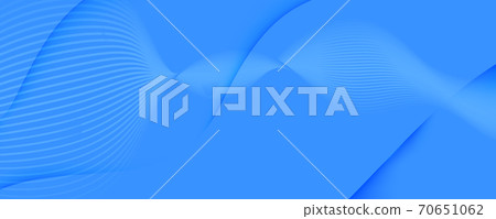 Blue Gradient Background. Abstract Flow Shape - Stock Illustration 