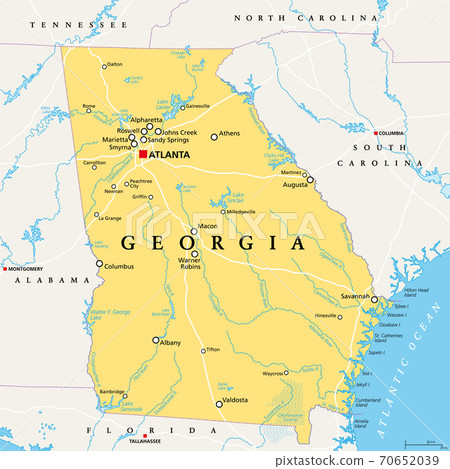 Map georgia Georgia Election