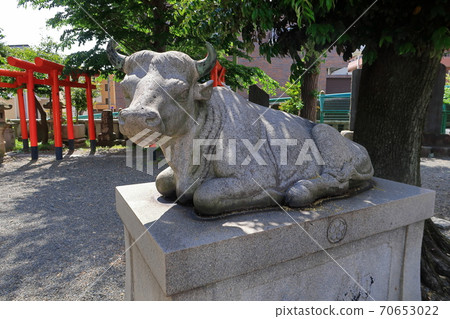 [Machida City] Machida Tenmangu Shrine Woushi Statue 70653022