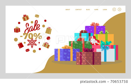 Seventy Percent Sale on Presents in Store Web 70653738