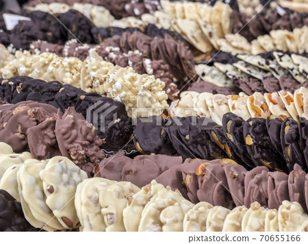 variety of chocolates as a background variety of chocolates as a background 70655166