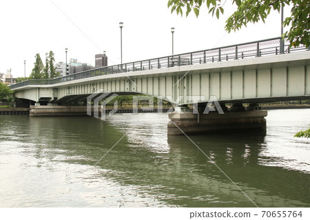 Genpachi Bridge over the river Genpachi Bridge over the river 70655764
