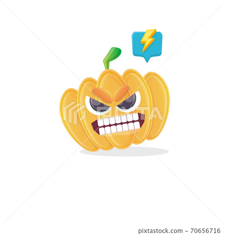 vector funny cartoon pumpkin character isolated on white background. funky smiling cute autumn vegetable character. Halloween cartoon smiling pumpkin vector funny cartoon pumpkin character isolated on white background. funky smiling cute autumn vegetable character. Halloween cartoon smiling pumpkin 70656716