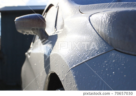 Preliminary cleaning with foam car wash Preliminary cleaning with foam car wash 70657030