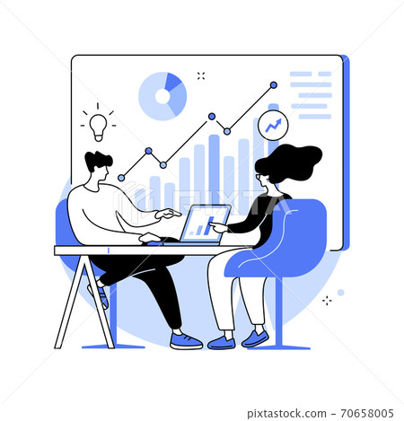 Consulting abstract concept vector illustration. 70658005