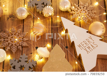 Christmas miscellaneous goods _ wood grain Christmas miscellaneous goods _ wood grain 70659250