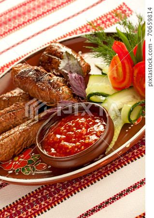 Juicy slices of meat Juicy slices of meat 70659814