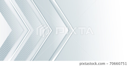 Abstract banner gray and white arrows geometric design. Technology concept. Abstract banner gray and white arrows geometric design. Technology concept. 70660751