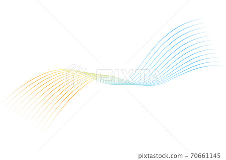 Streamlined delicate colorful lines_water_wind_ventilation 70661145