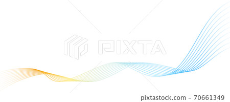 Streamlined delicate colorful... - Stock Illustration [70661349] - PIXTA