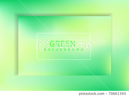 Abstract  green tones gradient background. 70661393