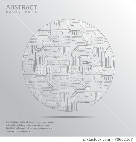 Abstract technology circuit board and connection system background with digital data. Abstract technology circuit board and connection system background with digital data. 70662167