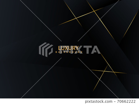 Abstract triangle dark background with golden line luxury. Abstract triangle dark background with golden line luxury. 70662222