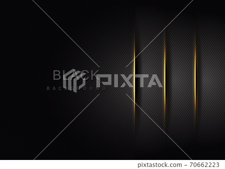 Abstract template black and gray gradient layer and shadow with light effect and diagonal lines with copy space for text. 70662223