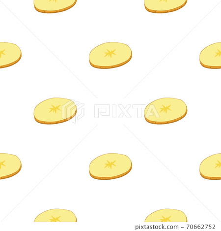 Illustration on theme of bright pattern brown potato Illustration on theme of bright pattern brown potato 70662752