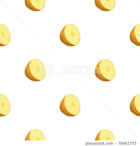 Illustration on theme of bright pattern brown potato 70662755